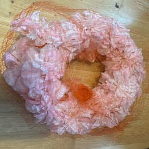 Vintage unionmade Floral Headpiece Hat Pink Fascinator